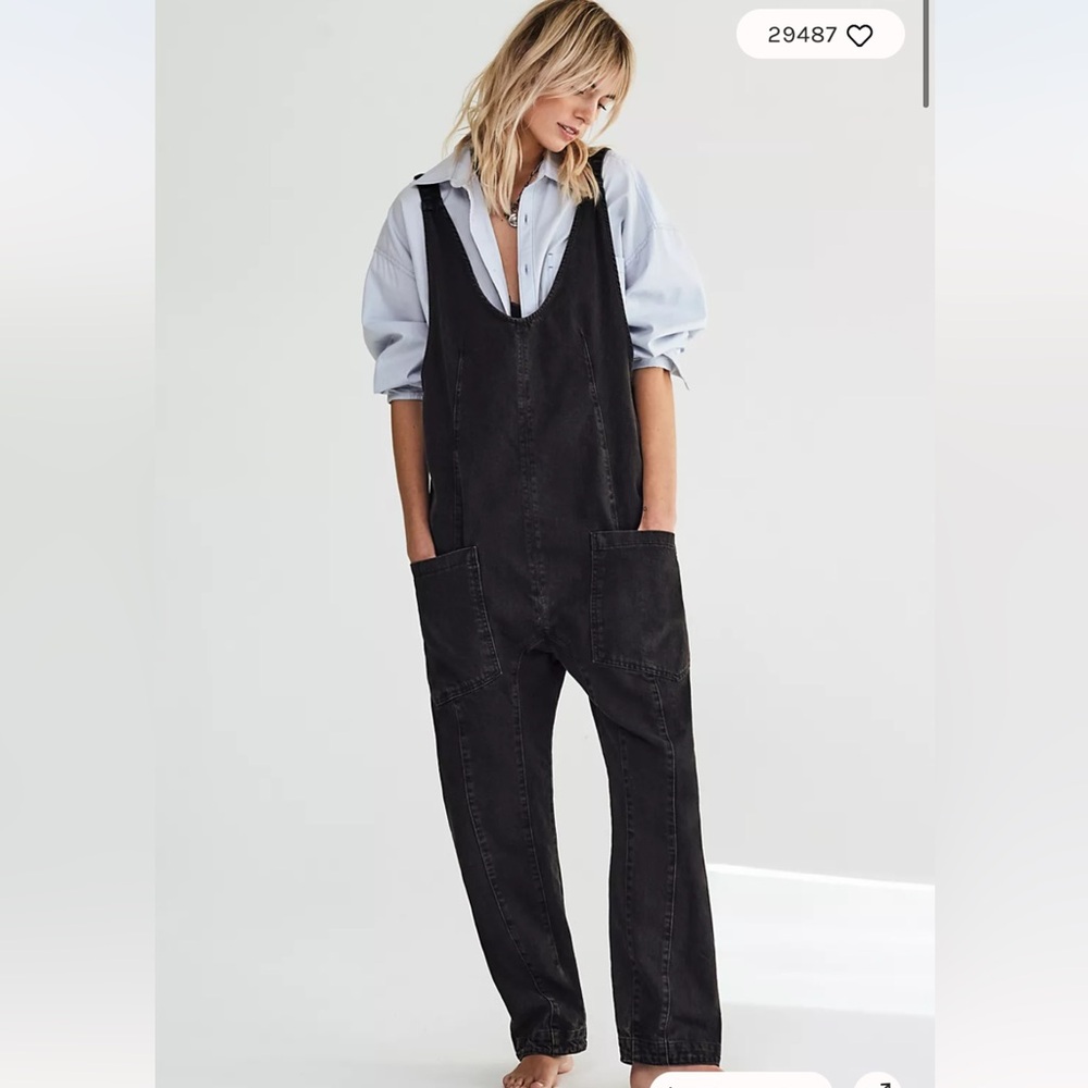 We The Free High Roller Jumpsuit
Plum color Small